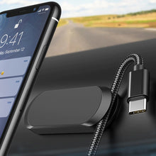 Заредете изображение във визуализатора на галерията – Flat Vehicle Mount Magnetic Bracket for Dashboard black - TopMag
