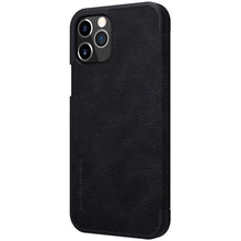 Заредете изображение във визуализатора на галерията – Nillkin Qin original leather case cover for iPhone 12 Pro / iPhone 12 black - TopMag
