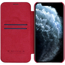 Заредете изображение във визуализатора на галерията – Nillkin Qin original leather case cover for iPhone 12 Pro Max red - TopMag
