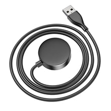 Заредете изображение във визуализатора на галерията – Borofone Wireless induction charger BQ24 SAM smartwatch 2,5W black
