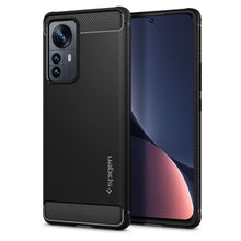 Заредете изображение във визуализатора на галерията – Spigen rugged armor гръб за xiaomi 12 pro matte black - TopMag

