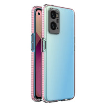Заредете изображение във визуализатора на галерията – Spring Case Cover for Realme 9i, Oppo A36 / A76 / A96 Silicone Cover with Frame light pink
