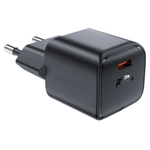 Заредете изображение във визуализатора на галерията – Acefast A73 Mini PD 20W GaN USB-C wall charger - black
