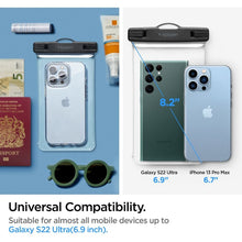 Заредете изображение във визуализатора на галерията – Spigen a601 universal waterproof case transparent - TopMag
