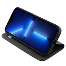 Заредете изображение във визуализатора на галерията – Karl Lagerfeld KLBKP14XSANKCPK iPhone 14 Pro Max 6.7" bookcase black/black Saffiano Karl &amp; Choupette
