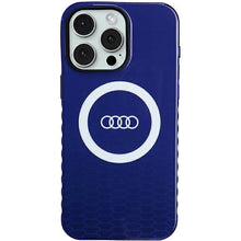 Заредете изображение във визуализатора на галерията – Audi IML Big Logo MagSafe case for iPhone 15 Pro Max - blue

