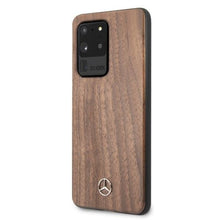 Заредете изображение във визуализатора на галерията – Mercedes MEHCS69VWOLB S20 Ultra G988 hard case brązowy/brown Wood Line Walnut - TopMag
