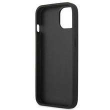 Заредете изображение във визуализатора на галерията – Guess GUHCP13MSA4GSBK iPhone 13 6,1" czarny/black hardcase Saffiano 4G Metal Logo
