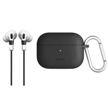 Заредете изображение във визуализатора на галерията – UNIQ etui Vencer AirPods Pro Silicone szary/charcoal dark grey - TopMag
