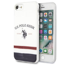 Заредете изображение във визуализатора на галерията – US Polo USHCI8PCSTRB iPhone 7/8/SE 2020 / SE 2022 biały/white Tricolor Pattern Collection - TopMag
