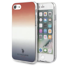 Заредете изображение във визуализатора на галерията – US Polo USHCI8TRDGRB iPhone 7/8/SE 2020 / SE 2022 czerwono-niebieski/blue&amp;red Gradient Pattern Collection - TopMag
