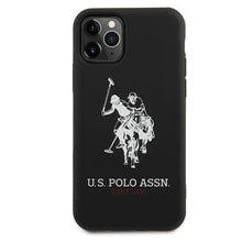 Заредете изображение във визуализатора на галерията – US Polo USHCN58SLHRBK iPhone 11 Pro czarny/black Silicone Collection - TopMag
