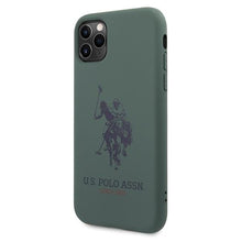Заредете изображение във визуализатора на галерията – US Polo USHCN58SLHRGN iPhone 11 Pro zielony/green Silicone Collection - TopMag
