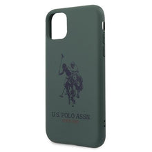 Заредете изображение във визуализатора на галерията – US Polo USHCN58SLHRGN iPhone 11 Pro zielony/green Silicone Collection - TopMag
