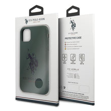 Заредете изображение във визуализатора на галерията – US Polo USHCN58SLHRGN iPhone 11 Pro zielony/green Silicone Collection - TopMag
