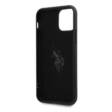 Заредете изображение във визуализатора на галерията – US Polo USHCN65SLHRBK iPhone 11 Pro Max czarny/black Silicone Collection - TopMag
