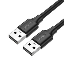 Заредете изображение във визуализатора на галерията – Ugreen cable USB 2.0 cable (male) - USB 2.0 (male) 0.5 m black (US128 10308) - TopMag

