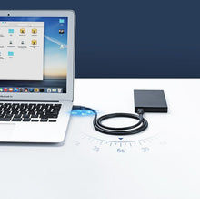 Заредете изображение във визуализатора на галерията – Ugreen cable USB 2.0 cable (male) - USB 2.0 (male) 0.5 m black (US128 10308) - TopMag
