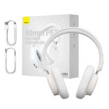 Заредете изображение във визуализатора на галерията – BASEUS Wireless Headphones Bowie D03 white NGTD030102

