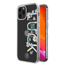 Заредете изображение във визуализатора на галерията – Kingxbar Lucky Series case decorated with original Swarovski crystals iPhone 12 Pro / iPhone 12 transparent (Luck) - TopMag
