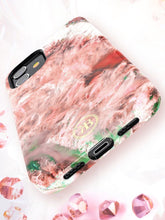 Заредете изображение във визуализатора на галерията – Kingxbar Agate Series case decorated printed Agate iPhone 12 Pro / iPhone 12 green - TopMag
