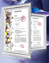 Заредете изображение във визуализатора на галерията – Kingxbar Butterfly Series shiny case decorated with original Swarovski crystals iPhone 12 mini purple - TopMag
