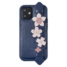 Заредете изображение във визуализатора на галерията – Kingxbar Sweet Series case decorated with original Swarovski crystals iPhone 12 Pro Max blue - TopMag
