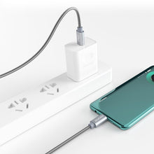 Заредете изображение във визуализатора на галерията – Dudao cable USB Type C - USB Type C 5 A 45 W 1 m Power Delivery Quick Charge gray (L5ProC) - TopMag
