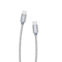 Заредете изображение във визуализатора на галерията – Dudao cable USB Type C - USB Type C 5 A 45 W 1 m Power Delivery Quick Charge gray (L5ProC) - TopMag
