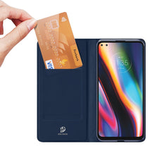 Заредете изображение във визуализатора на галерията – DUX DUCIS Skin Pro Bookcase type case for Motorola Moto G 5G Plus blue - TopMag
