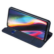 Заредете изображение във визуализатора на галерията – DUX DUCIS Skin Pro Bookcase type case for Motorola Moto G 5G Plus blue - TopMag
