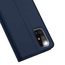 Заредете изображение във визуализатора на галерията – DUX DUCIS Skin Pro Bookcase type case for Samsung Galaxy M31s blue - TopMag

