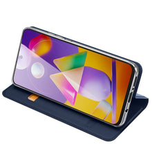 Заредете изображение във визуализатора на галерията – DUX DUCIS Skin Pro Bookcase type case for Samsung Galaxy M31s blue - TopMag
