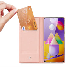 Заредете изображение във визуализатора на галерията – DUX DUCIS Skin Pro Bookcase type case for Samsung Galaxy M31s pink - TopMag
