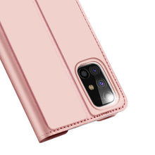 Заредете изображение във визуализатора на галерията – DUX DUCIS Skin Pro Bookcase type case for Samsung Galaxy M31s pink - TopMag
