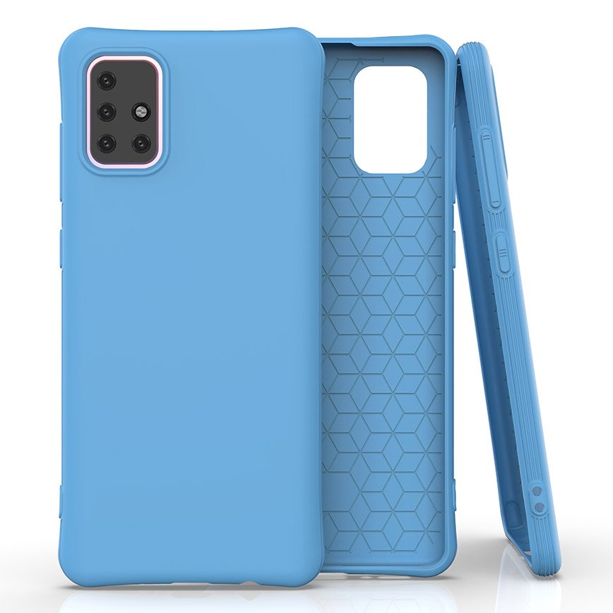 Soft Color Case flexible gel case for Samsung Galaxy M31s blue - TopMag