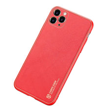 Заредете изображение във визуализатора на галерията – Dux Ducis Yolo elegant case made of soft TPU and PU leather for iPhone 11 Pro red - TopMag
