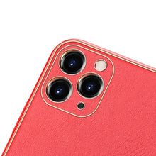 Заредете изображение във визуализатора на галерията – Dux Ducis Yolo elegant case made of soft TPU and PU leather for iPhone 11 Pro red - TopMag
