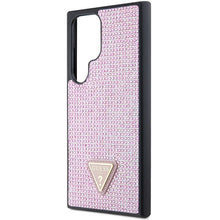 Заредете изображение във визуализатора на галерията – Guess Rhinestone Triangle case for Samsung Galaxy S24 Ultra - pink
