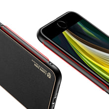 Заредете изображение във визуализатора на галерията – Dux Ducis Yolo elegant case made of soft TPU and PU leather for iPhone SE 2022 / SE 2020 / iPhone 8 / iPhone 7 black - TopMag
