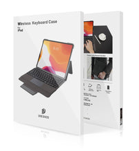 Заредете изображение във визуализатора на галерията – Dux Ducis Touchpad Keyboard Case wireless Bluetooth keyboard iPad Pro 12.9'' 2018 / 2020 / 2021 black - TopMag
