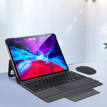 Заредете изображение във визуализатора на галерията – Dux Ducis Touchpad Keyboard Case wireless Bluetooth keyboard iPad Pro 12.9'' 2018 / 2020 / 2021 black - TopMag

