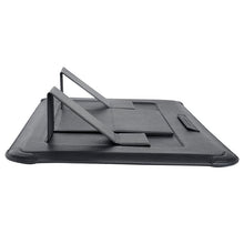 Заредете изображение във визуализатора на галерията – Nillkin Versatile pouch bag case for laptop up to 14 '' with the function of the stand and mouse pads gray - TopMag
