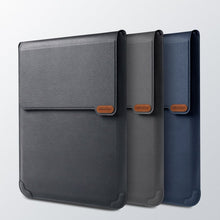 Заредете изображение във визуализатора на галерията – Nillkin Versatile pouch bag case for laptop up to 14 '' with the function of the stand and mouse pads gray - TopMag
