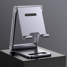 Заредете изображение във визуализатора на галерията – Ugreen metal aluminum folding phone holder tablet gray (LP263 80708) - TopMag
