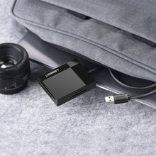 Заредете изображение във визуализатора на галерията – Ugreen USB 3.0 SD / micro SD / CF / MS card reader black (CR125 30333) - TopMag
