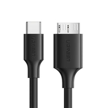 Заредете изображение във визуализатора на галерията – Ugreen cable USB Type C - micro USB Type B SuperSpeed 3.0 cable 1m black (US312 20103) - TopMag
