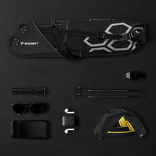 Заредете изображение във визуализатора на галерията – Wozinsky spacious bicycle saddle bag saddle bag large 12l black (WBB9BK) - TopMag
