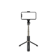 Заредете изображение във визуализатора на галерията – Wozinsky selfie stick telescopic tripod + Bluetooth remote control black (WSSTK-01-BK) - TopMag
