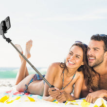 Заредете изображение във визуализатора на галерията – Wozinsky selfie stick telescopic tripod + Bluetooth remote control black (WSSTK-01-BK) - TopMag
